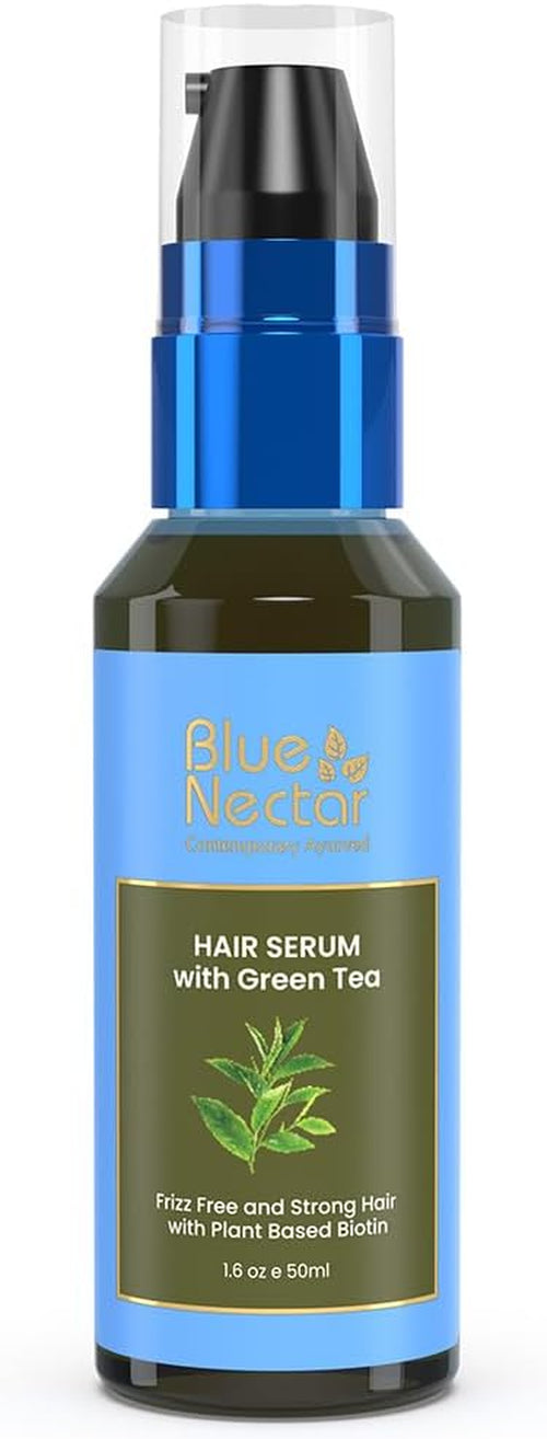 anti Frizz Hair Serum for Frizz Free & Stronger Hair | Plant Based Biotin Serum for Women & Men (12 Herbs, 50Ml)