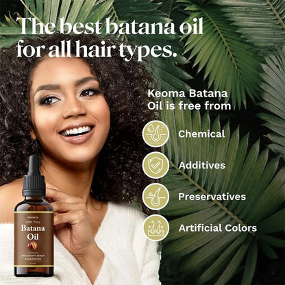 Batana Oil with Rosemary for Healthy Hair Nourish Scalp Serum Moisturizing Hair Thickness Pure Organic Batana Oil Smoothen Hair